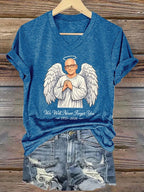 Women's Casual Printed Short-Sleeve T-Shirt