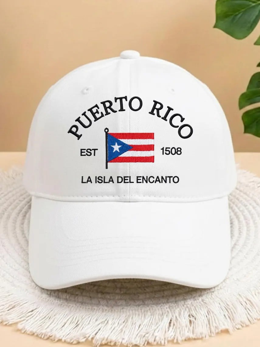 Unisex Puerto Rico Print Hat