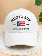 Unisex Puerto Rico Print Hat