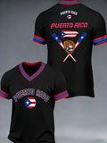 Men's Baseball Print T-Shirt