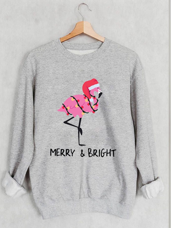 Women's Mreey And Bright Christmas Print Casual Sweatshirt