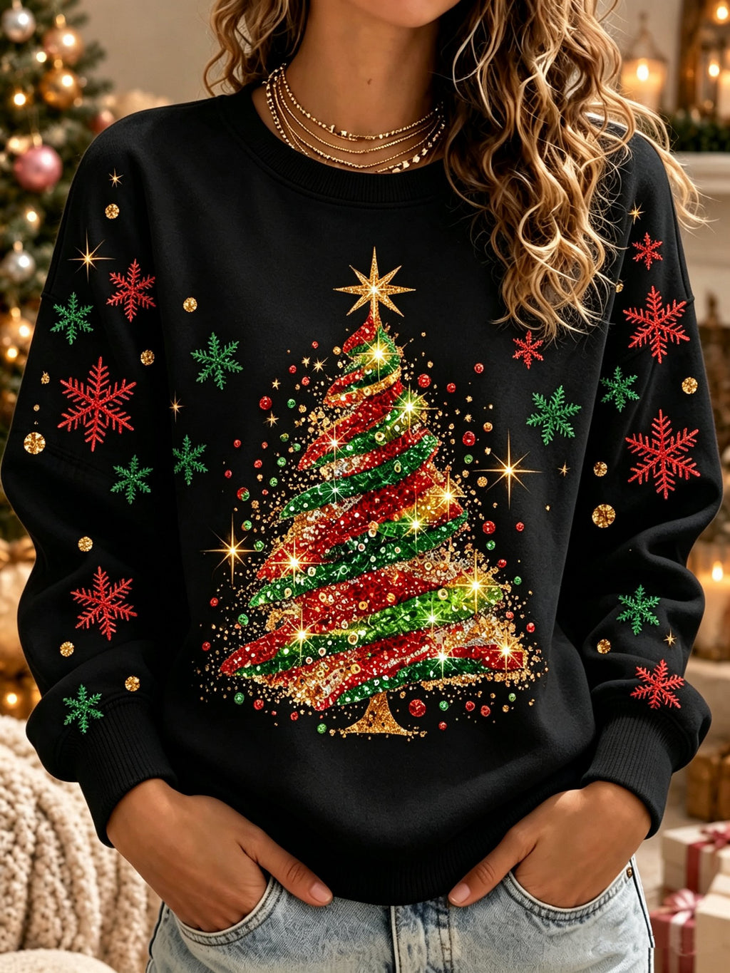 Women's Print Sweatshirt