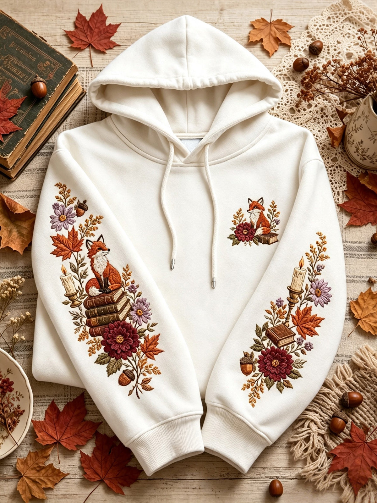 Women's Autumn Casual Printed Hoodie