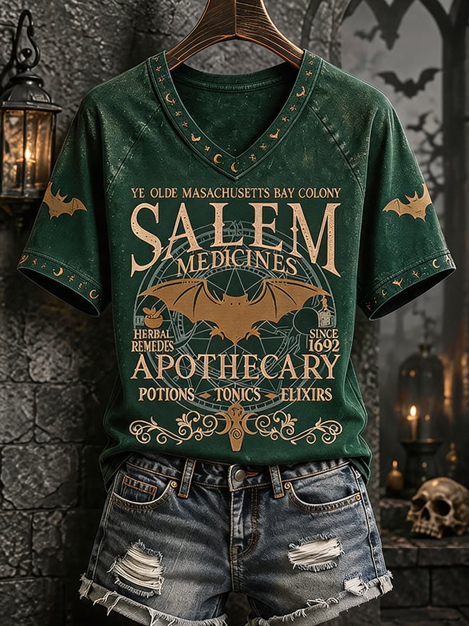 Women'S Salem Pharmacy Printed T-Shirt