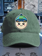 Unisex  Artemis II  Print  Washed Cotton Cap
