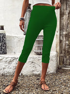 Women's Casual Versatile Solid Color Liggings