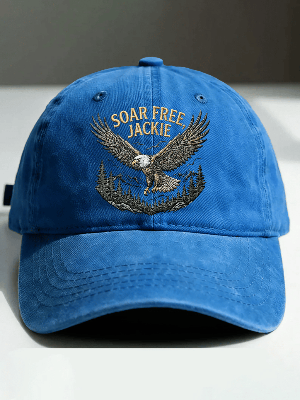 Retro Soar Free, Jackie Print Baseball Cap