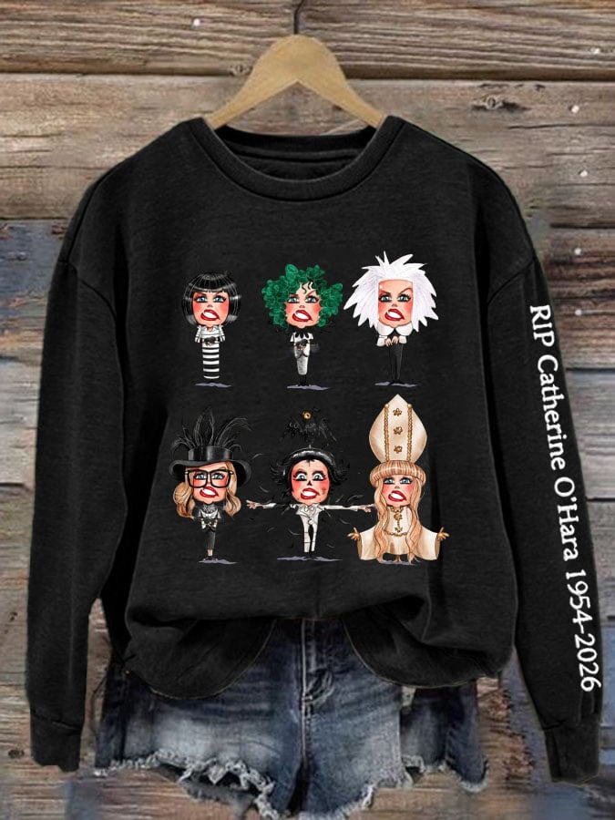Women's Retro RIP 1954-2026 Print Sweatshirt