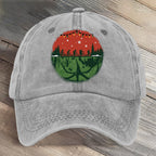 Stranger Upside Down Hawkins 80s Horror Art Printed Cap