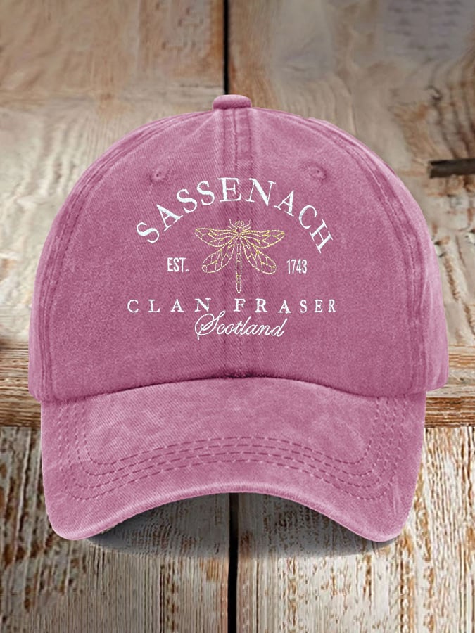 Sassenach Est.1743 Clan Fraser Outlander Printed Baseball Cap