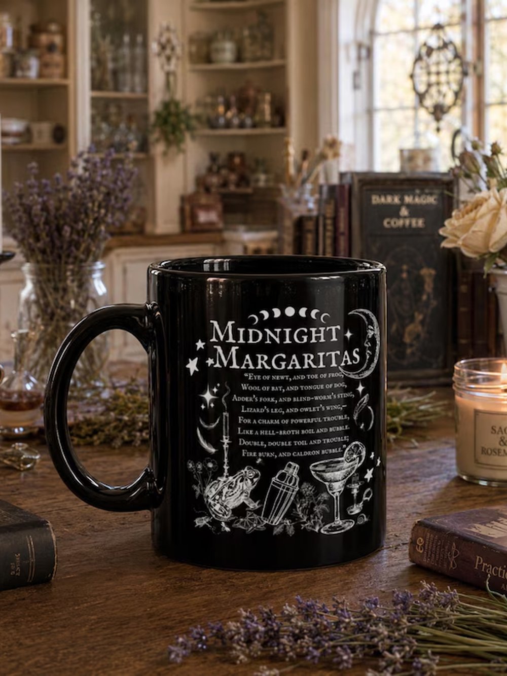 Retro Midnight Margaritas Print Mug