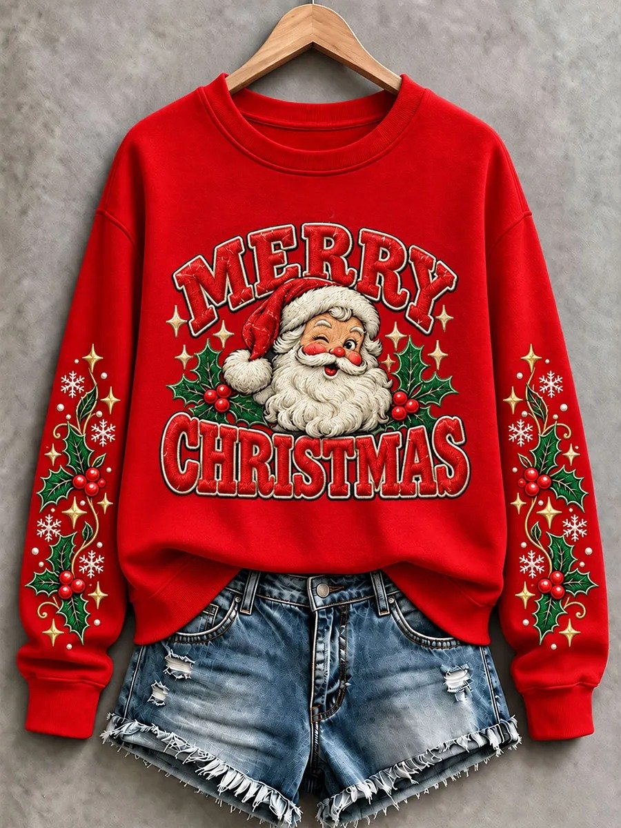Men's Casual Christmas Print Top