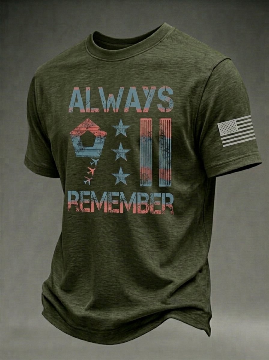 Men's 911 Memorial Graphic Short-Sleeve T-Shirt