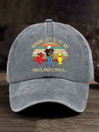 Unisex Nothing Left To Do But Smile Smile Smile Printed Casual Hat