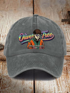 Unisex Retro Forever In Our Hearts Printed Hat