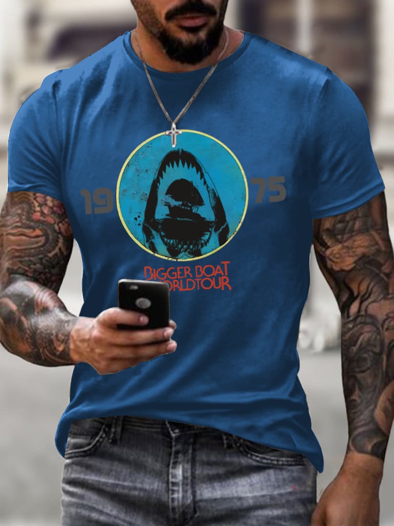 Men's  Bigger Boat   TV Series Print T-Shirt