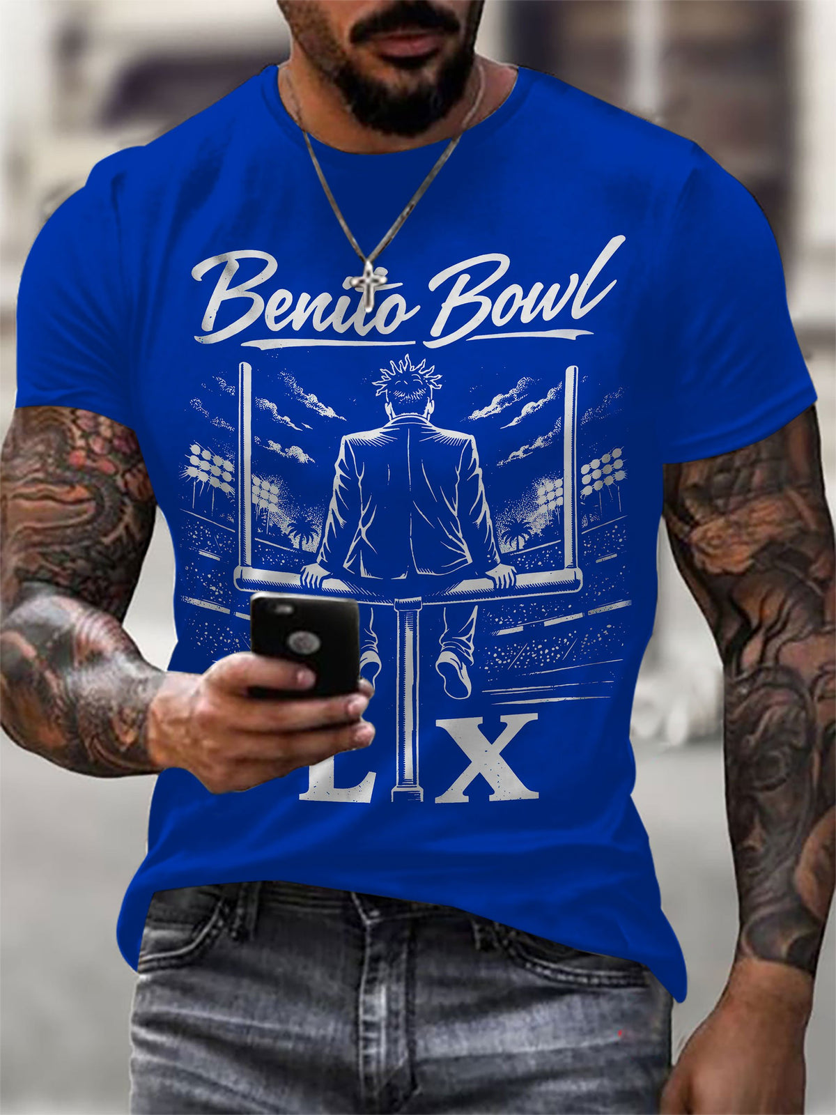 Men's Puerto Rico Singer Printed T-Shirt