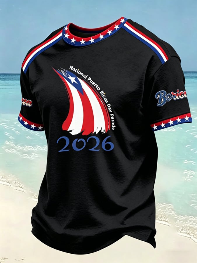 Men's Puerto Rico Print T-Shirt