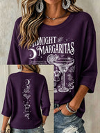 Women's Midnight Margaritas Print Top