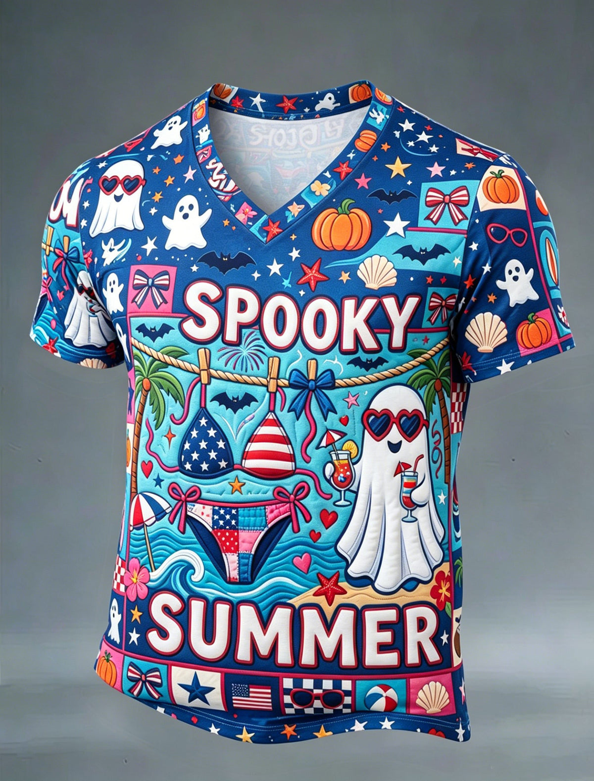 Men's Halloween Art Printed T-Shirts