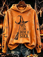 Women's Halloween Print Hoodie