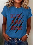 Women's Casual Print Short-Sleeve T-Shirt