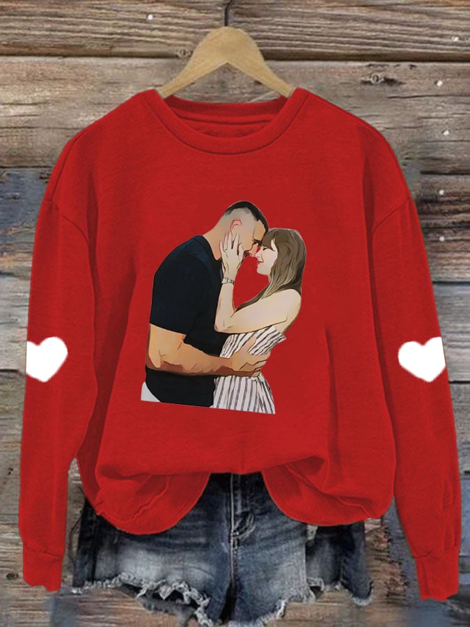 Women's Football  Print Sweatshirt