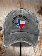 Texas Strong Than The Storm Printed Hat