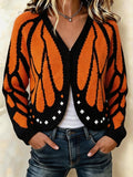 Women's Batwing-Sleeve Knit Cardigan