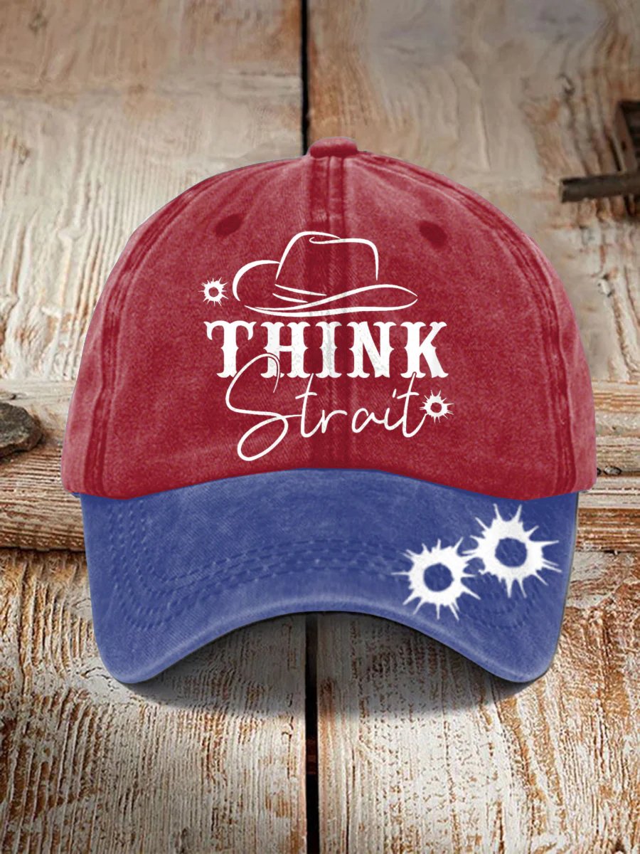 Unisex Think Strait Country Music Fan Hat