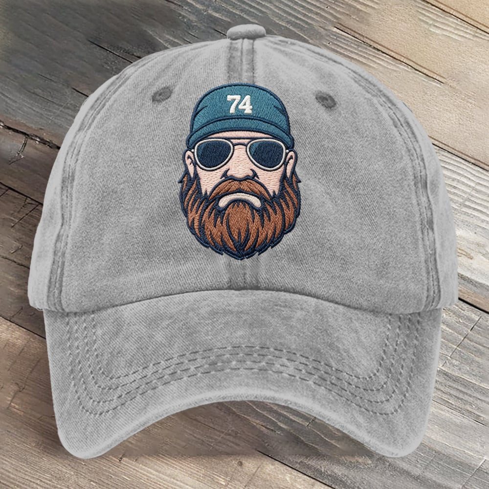 A True Jet 74 Football Art Printed Cap