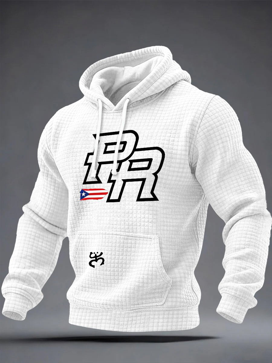 Men's Puerto Rico Print Hoodie