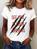 Women's Casual Print Short-Sleeve T-Shirt
