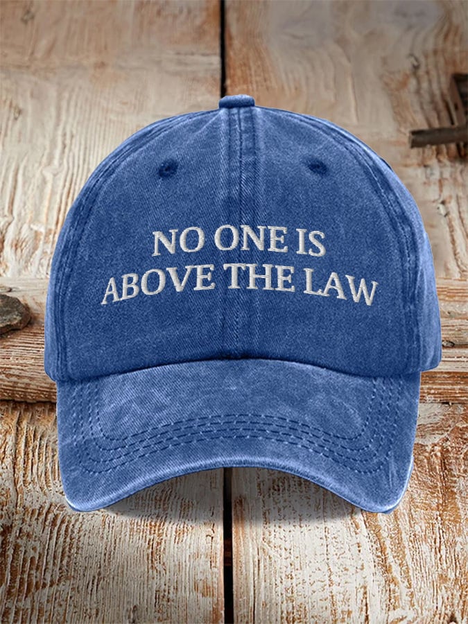 Unisex No One Is Above The Law Baseball Cap
