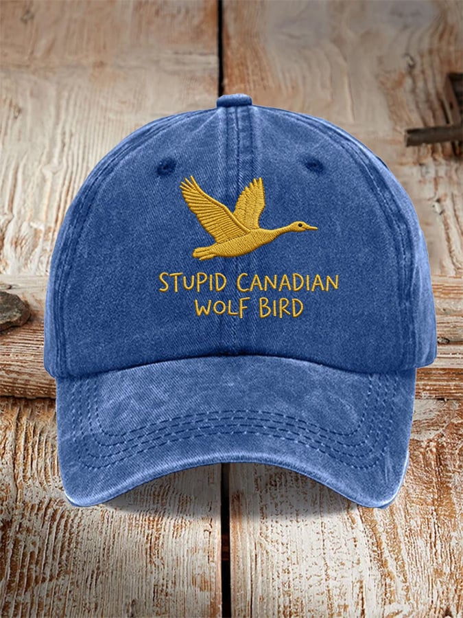 Unisex casual Hockey Romance washed cotton hat