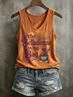 Women's The Belladonna Is In My Bag Printed Tank Top