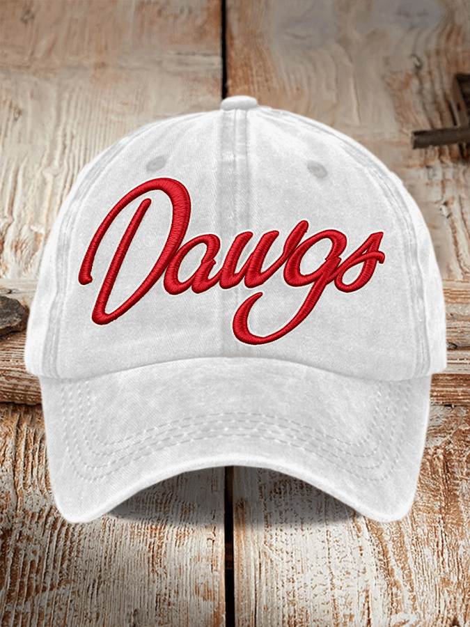 Unisex casual rugby print cap