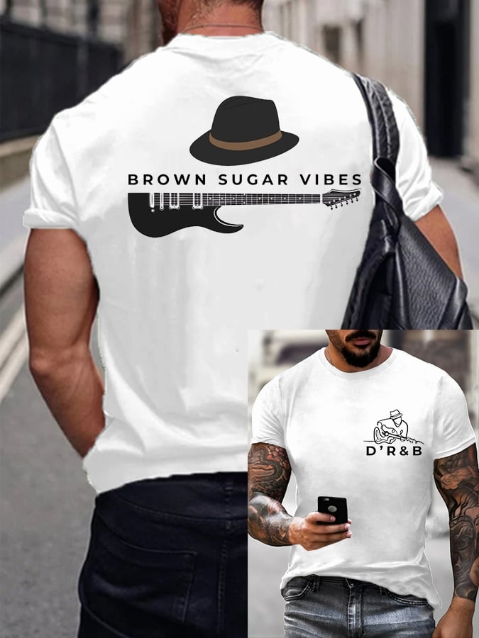 Men's  Neo Soul Printed Casual T-shirt