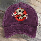 Stranger Upside Down Hawkins 80s Horror Art Printed Cap