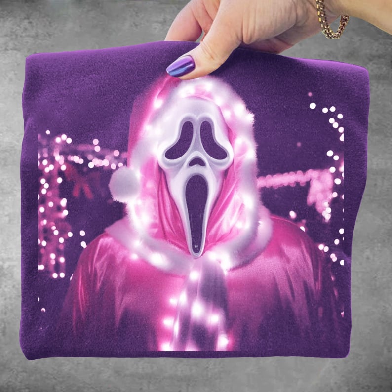 Funny Horror Movies Christmas Art Print Sweatshirt