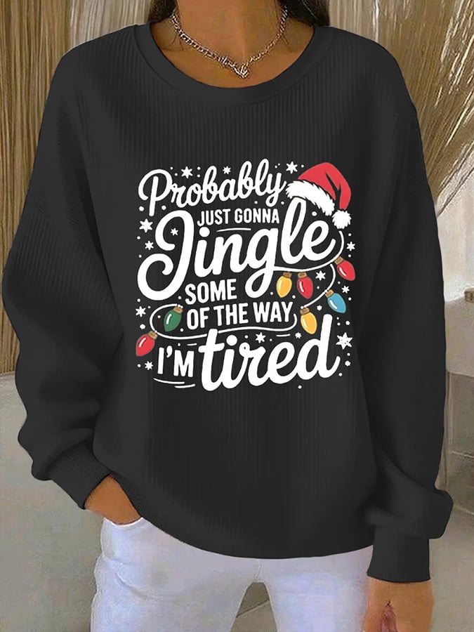 Women's Christmas Printed Sweatshirt