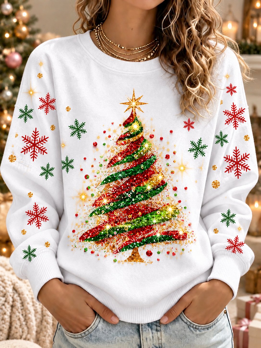 Women's Print Sweatshirt