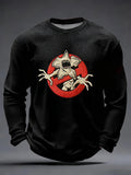 Men's Casual Long-Sleeved Printed Top