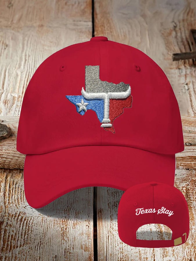 Unisex Texas Stay Print Baseball Cap