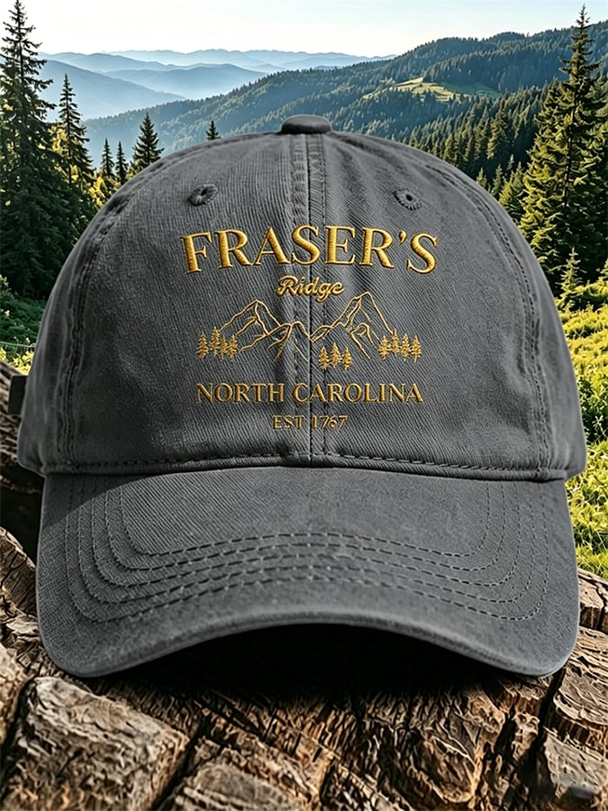 Retro Outlander Fraser's Ridge Print Baseball Cap