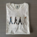 Retro Musicians Walking Embroidery T-shirt