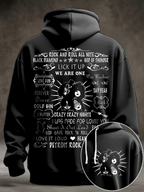 Men's Rock Music Print Sweatshirt