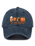 Tis The Season Football Print Baseball Cap