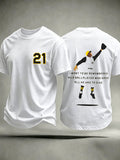Men's Puerto Rico Baseball Print Short-Sleeve T-Shirt