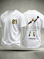 Men's Puerto Rico Baseball Print Short-Sleeve T-Shirt